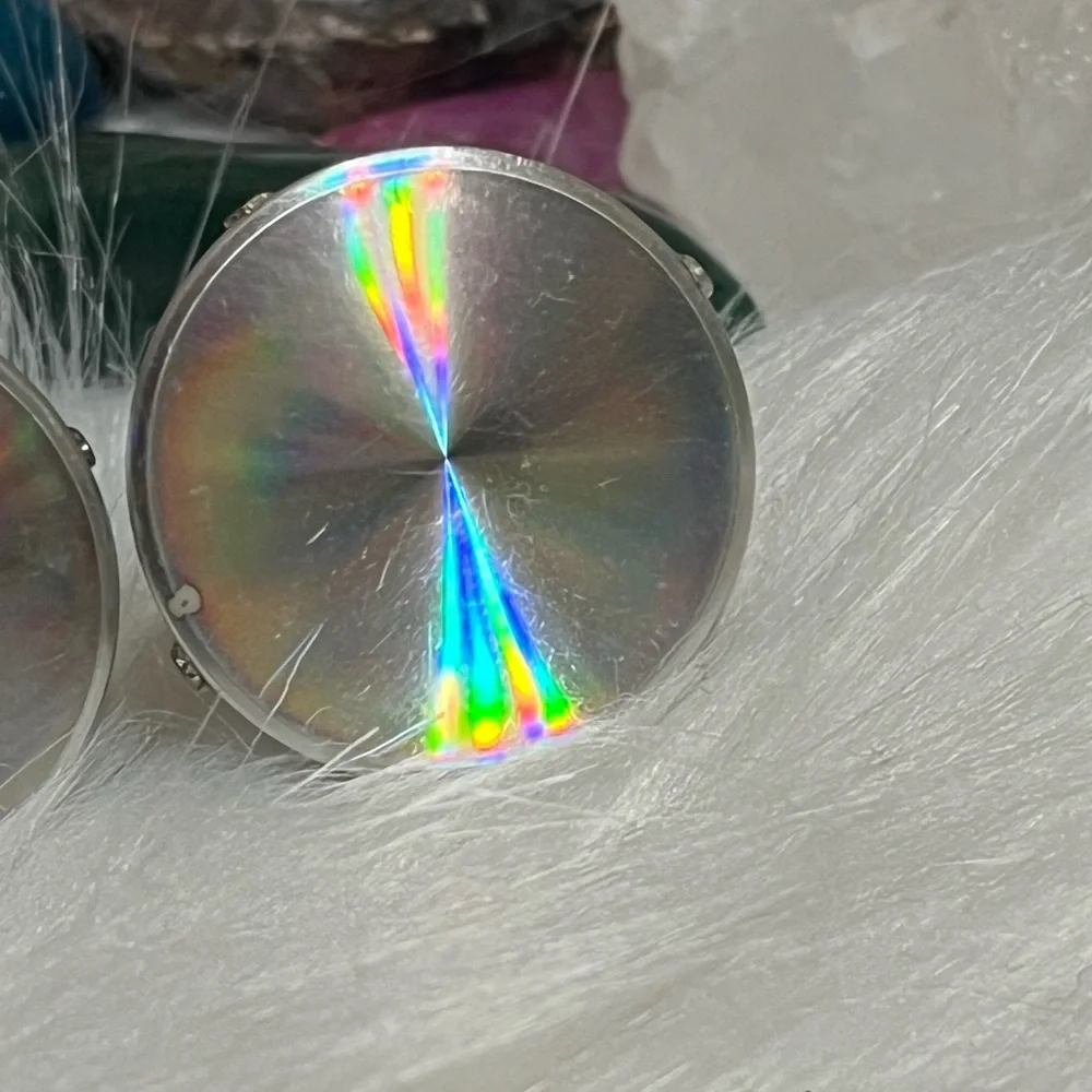 Vintage Holographic Cufflinks